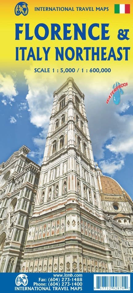 Florence & North East Italy - Travel Map - ITM