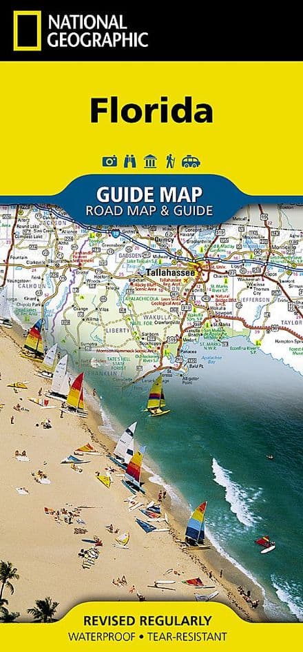Florida Road Map & Travel Guide GM16