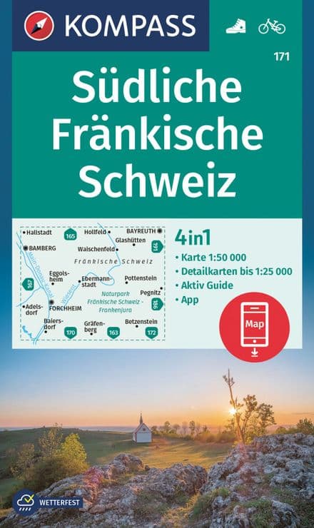 Fränkische Schweiz Südliche - Kompass 171