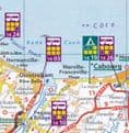 France Camping & Caravaning - A4 Road Atlas - Spiral