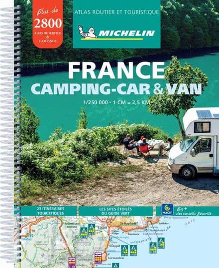 France Camping & Caravaning - A4 Road Atlas - Spiral