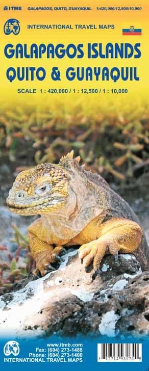 Galapagos Islands with Quito and Guayaquil - Travel Map - ITM