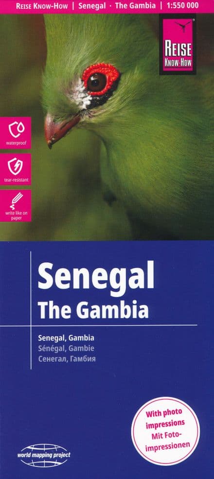 Gambia & Senegal Road Map - Reise