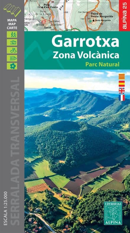 Garrotxa - PN de la Zona Volcanica Map Alpina Editorial 083