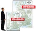 GB Postcode Area Map - Supersize (GBIPA) - 120 x 174cm