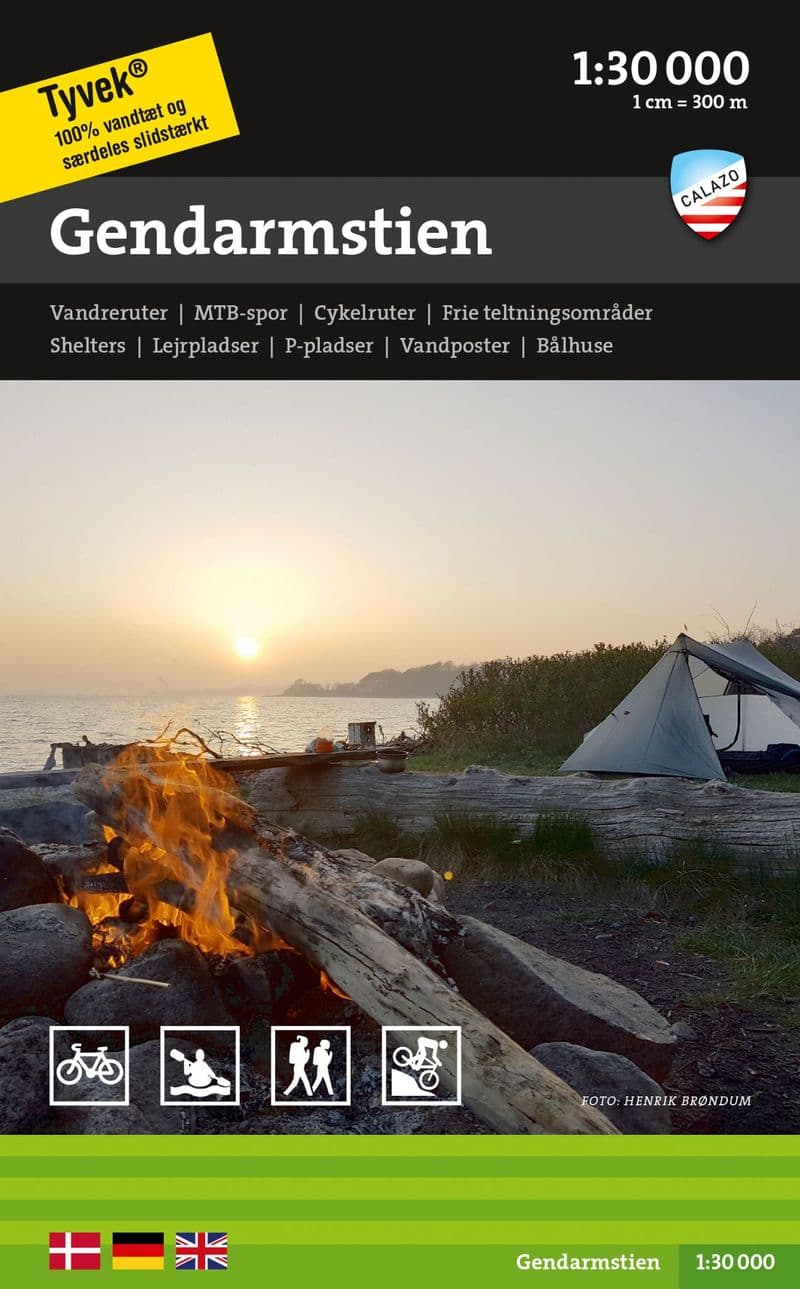 Gendarmstien - Calazo Hiking Map