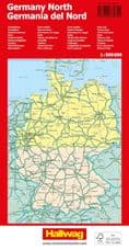 Germany North - Hallwag - 1:500,000