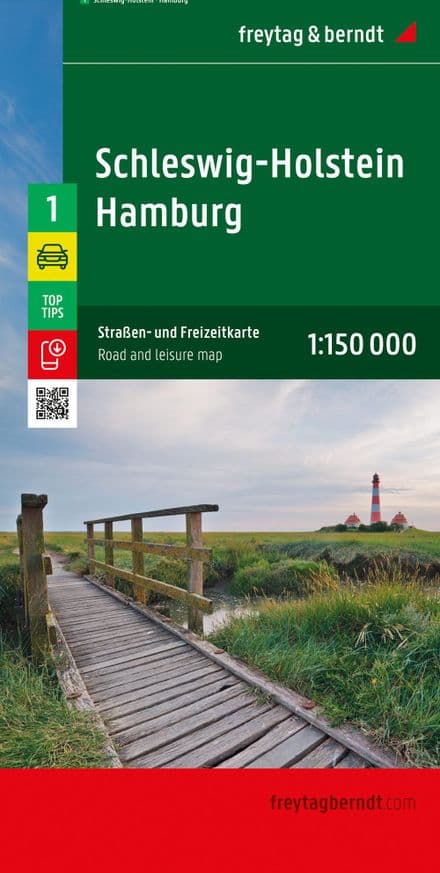 Germany Road Map 1 - Schleswig-Holstein / Hamburg