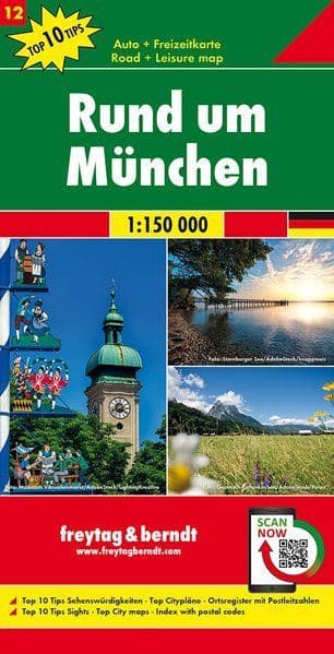Germany Road Map 12 - Munich and environs