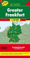 Germany Road Map 14 - Greater Frankfurt