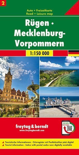 Germany Road Map 2 - Rügen - Mecklenburg - Vorpommern