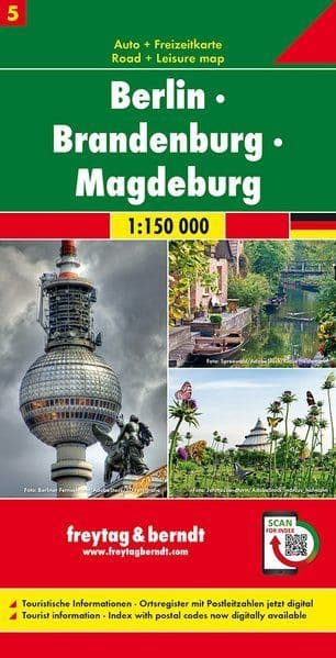 Germany Road Map 5 - Berlin - Brandenburg - Magdeburg
