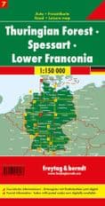 Germany Road Map 7 - Thuringian Forest-Spessart-Unterfranken