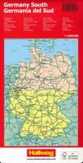 Germany South - Hallwag - 1:500,000
