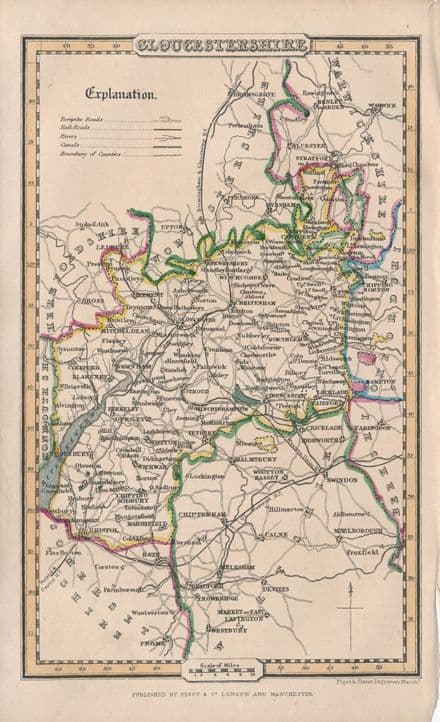 Gloucestershire - 1841 - Pigot