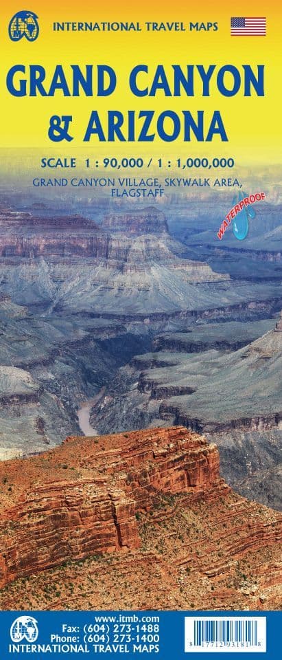 Grand Canyon & Arizona Travel Map - ITM