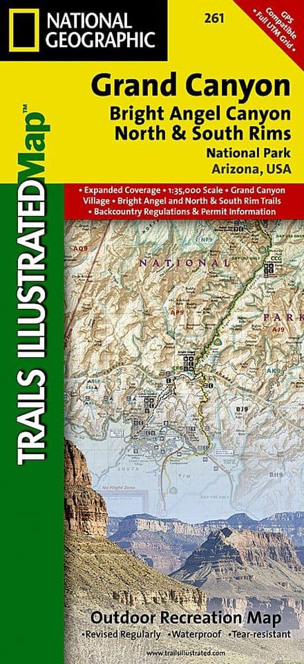 Grand Canyon National Park - Adventure Map - National Geographic