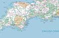 Great Britain - Planning Wall Map - With Your Company Logo - 88 x 129cm