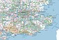 Great Britain - Planning Wall Map - With Your Company Logo - 88 x 129cm