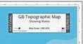 Great Britain Topographic Wall Map incl Rivers - 2024 - 88 x 128cm