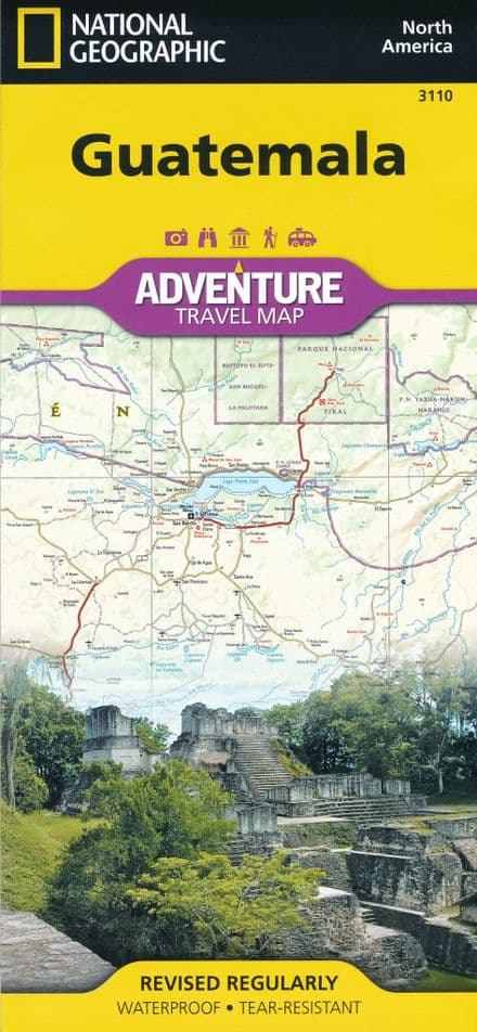 Guatemala Adventure Map - National Geographic
