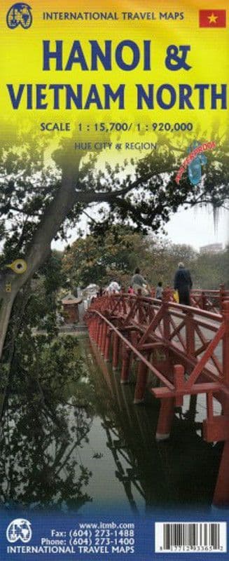 Hanoi & Vietnam North - Travel Map - ITM