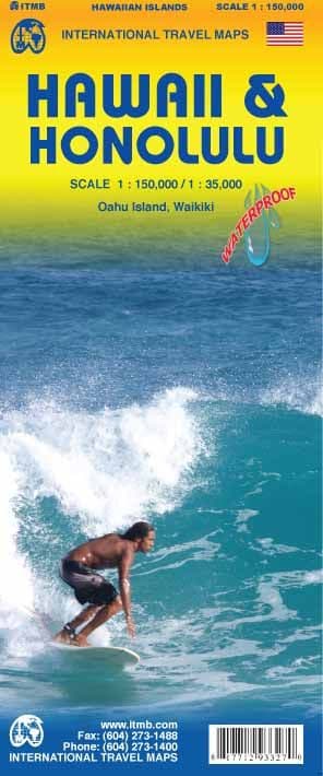 Hawaii & Honolulu Travel Map