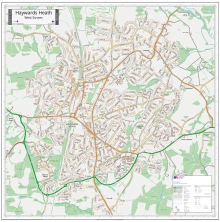 Haywards Heath Street Map