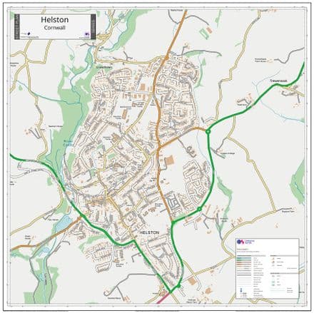 Helston Street Map