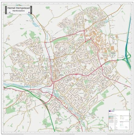 Hemel Hempstead Street Map