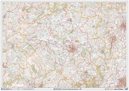 Individual Postcode Area Sector Map