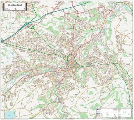 Huddersfield Street Map