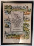 Huntingdonshire - by 'Reuben Ramble' - Reproduction County Map