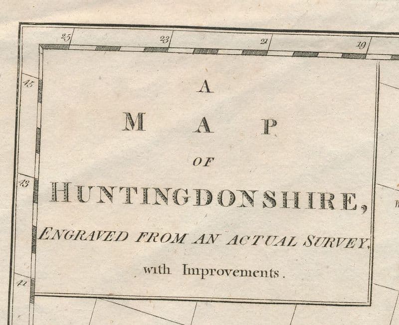 Huntingdonshire John Harrison Circa 1788