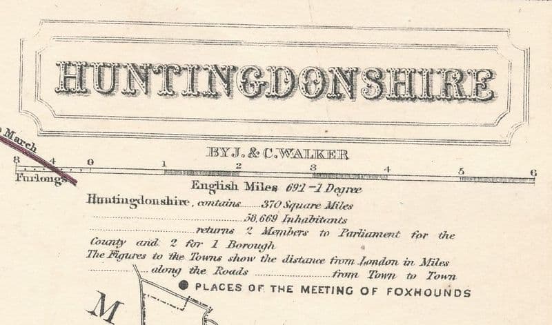 Huntingdonshire - Walker - 1837 (A)