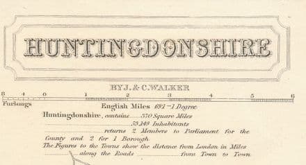 Huntingdonshire - Walker - 1837 (B)