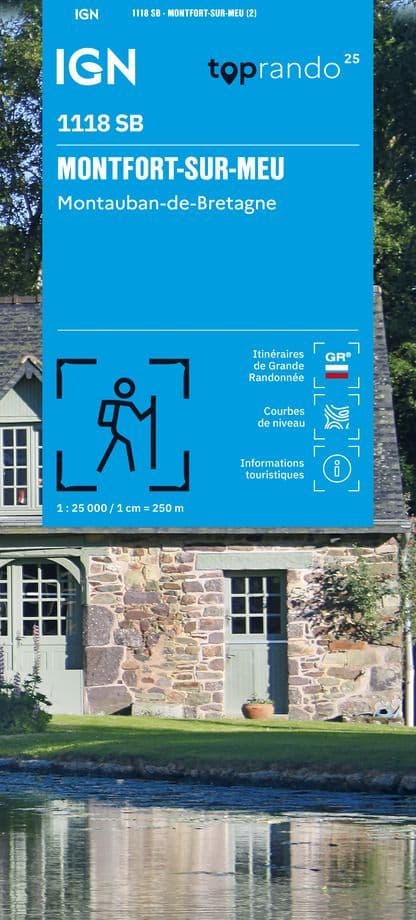 IGN 1118 SB - Montfort-sur-Meu / Montauban-de-Bretagne