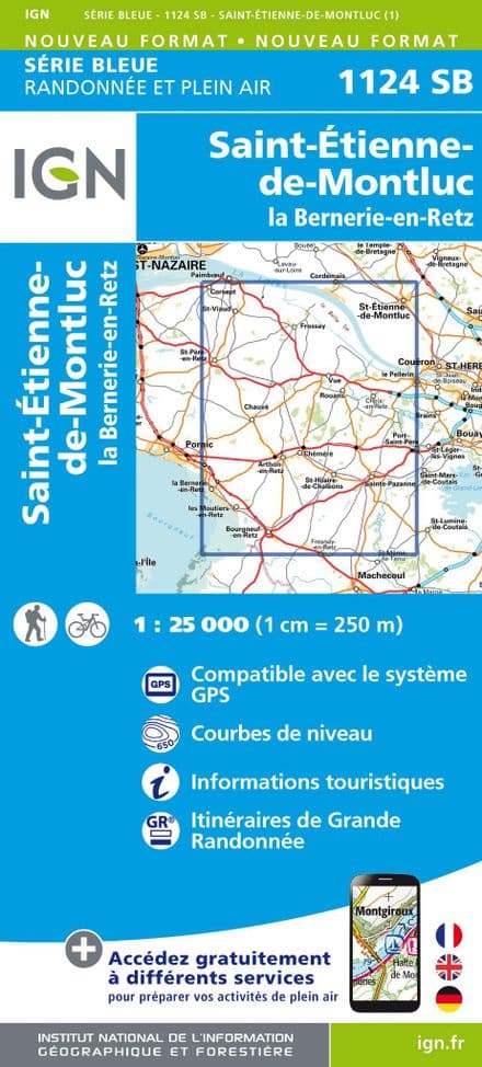 IGN 1124 SB - St-Etienne-de-Montluc / la Bernerie-en-Retz