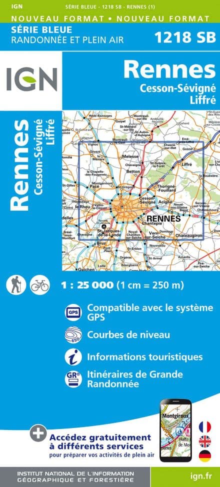 IGN 1218 SB - Rennes Cesson-Sevigne/ Liffre