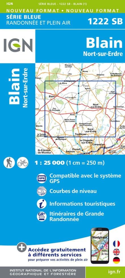 IGN 1222 SB - Blain / Nort-Sur-Erdre