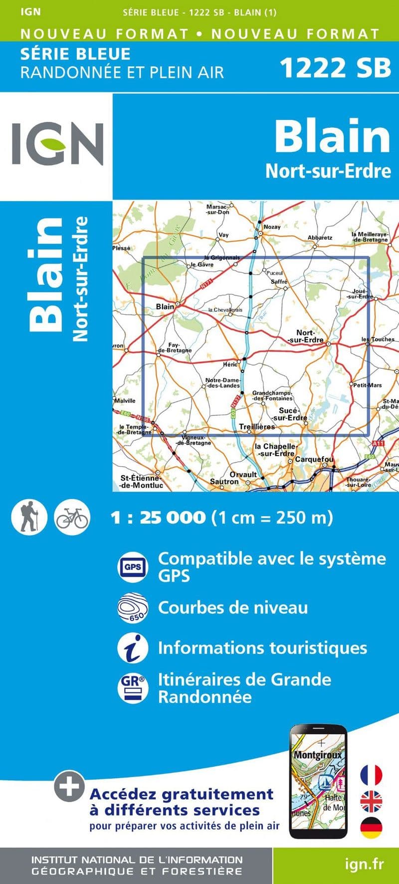 IGN 1222 SB - Blain / Nort-Sur-Erdre