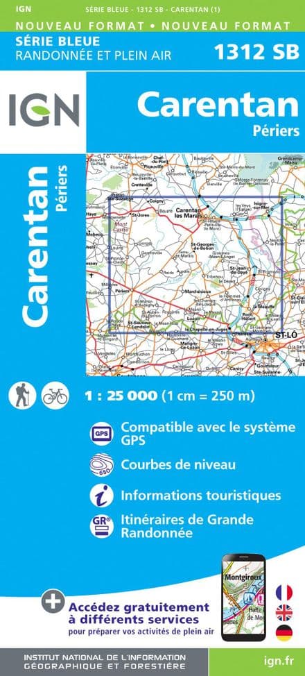 IGN 1312 SB - Carantan / Périers