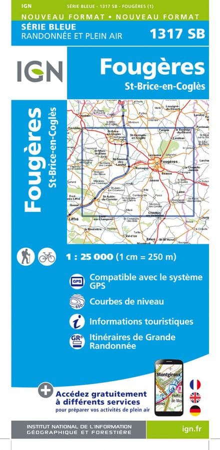 IGN 1317 SB - Fougeres Saint-Brice-En-Cogles