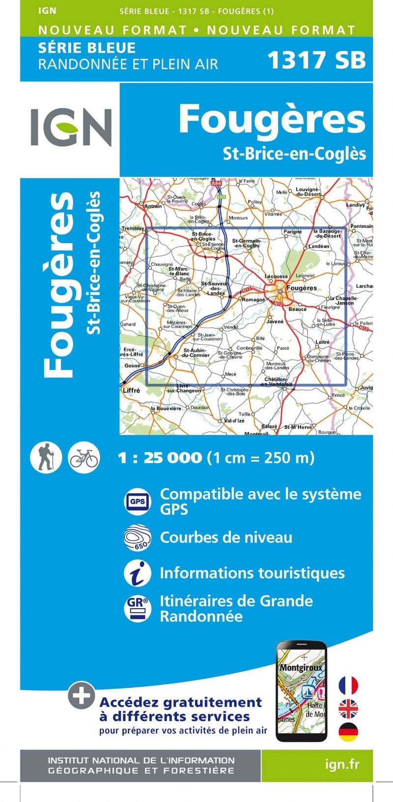 IGN 1317 SB - Fougeres Saint-Brice-En-Cogles