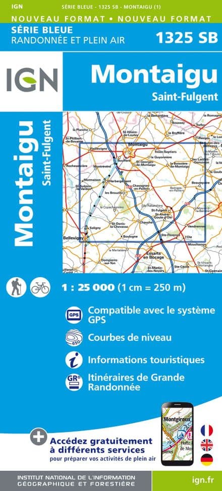 IGN 1325 SB - Montaigu / St-Fulgent