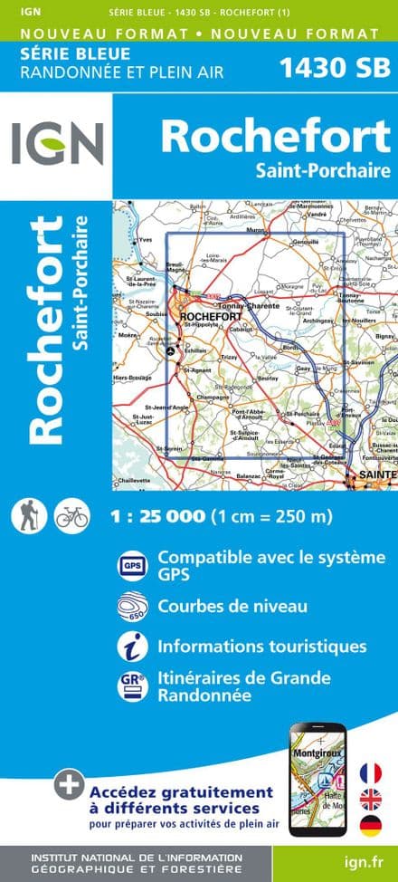 IGN 1430 SB - Rochefort / St-Porchaire