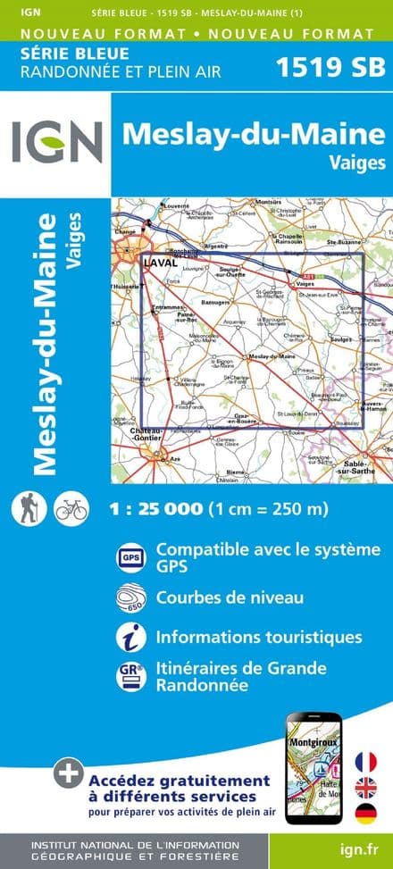 IGN 1519 SB - Meslay-du-Maine / Vaiges