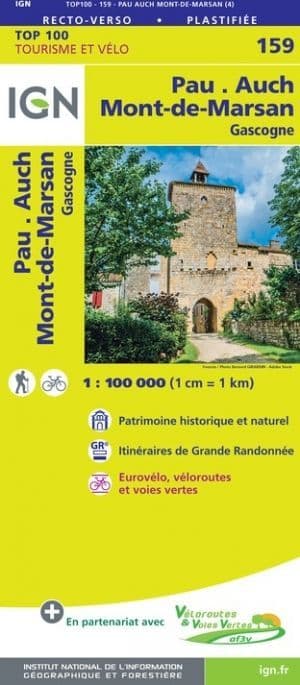 IGN 159 - Pau, Mont-de-Marsan Gascogne