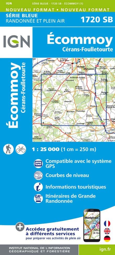 IGN 1720 SB - Ecommoy / Cerans-Foulletourte
