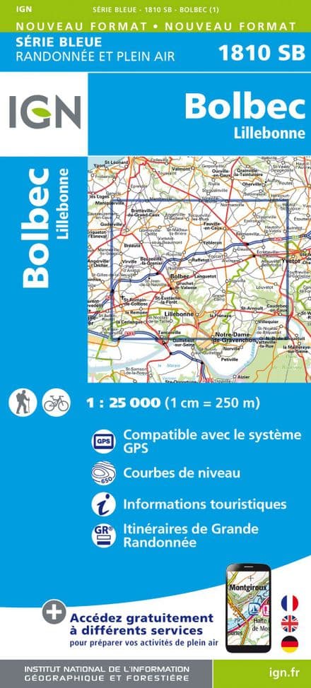 IGN 1810 SB - Bolbec / Lillebonne